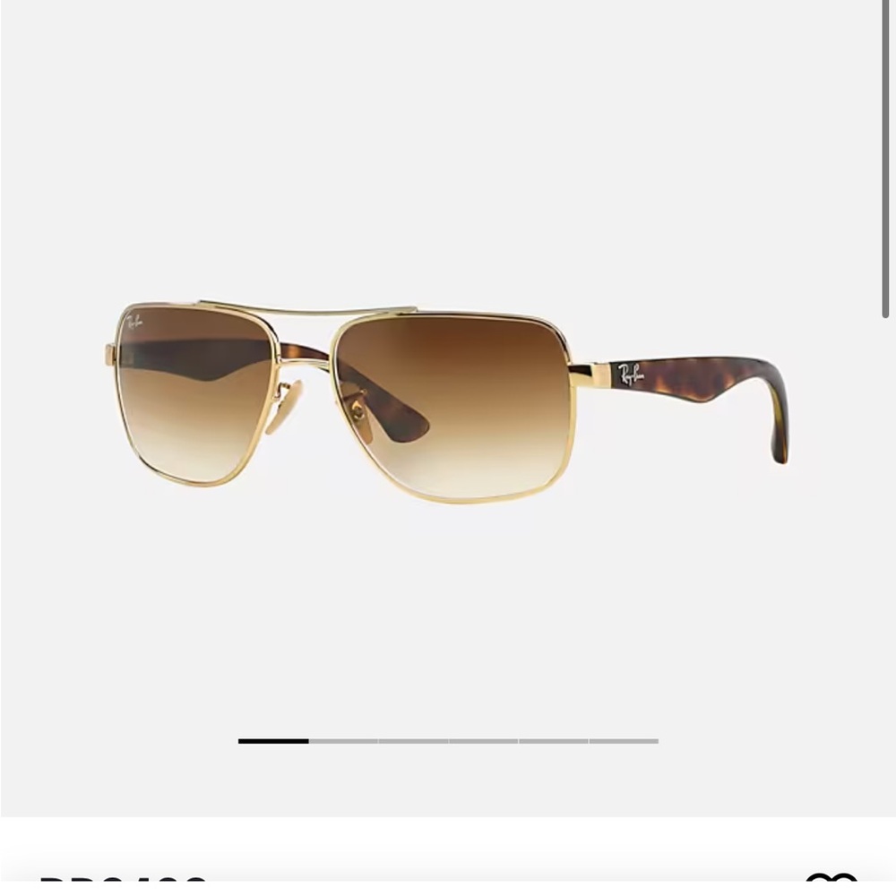 Ray-Ban Gold Aviator Sunglasses